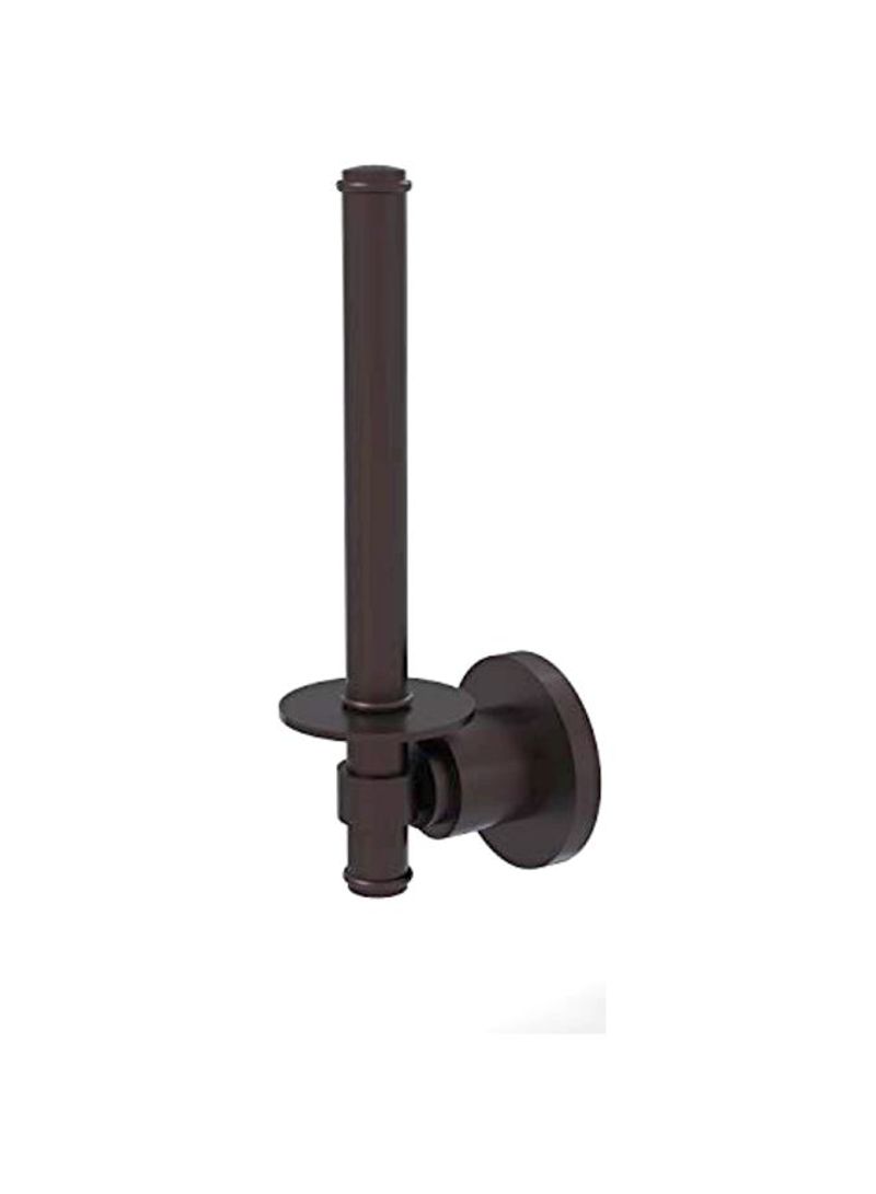 Washington Square Collection Upright Toilet Paper Holder Brown