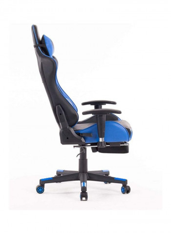 Racing Video Gaming Chair Blue/Black 54x71x135centimeter