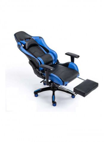 Racing Video Gaming Chair Blue/Black 54x71x135centimeter