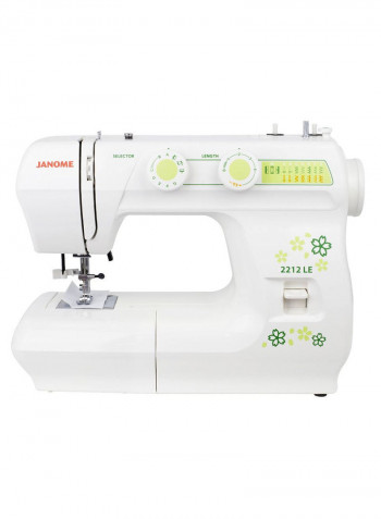 Janome 2212 LE Sewing Machine Janome 2212LE White