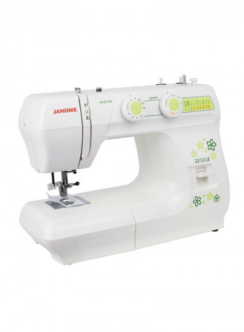 Janome 2212 LE Sewing Machine Janome 2212LE White