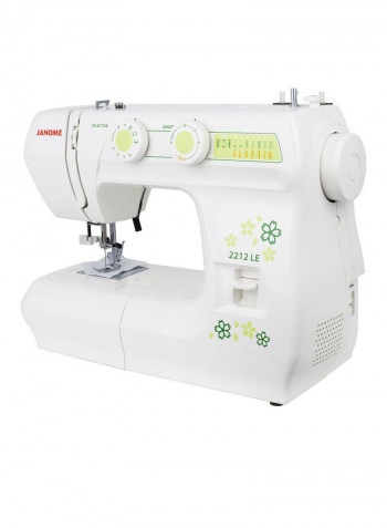 Janome 2212 LE Sewing Machine Janome 2212LE White