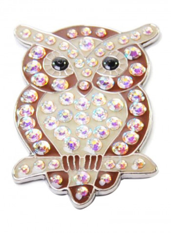 Owl Swarovski Ball Marker With Hat Clip
