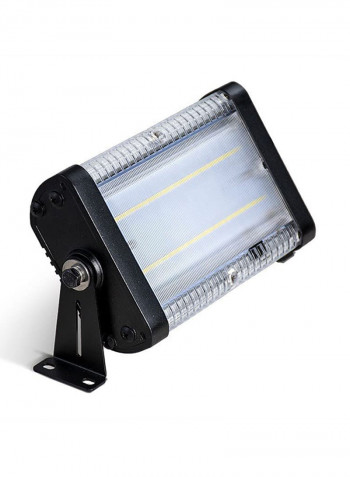 Solar Led Flood Light Black/Silver 14x5cm