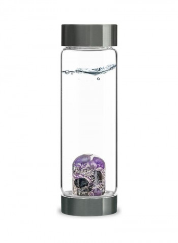 Guardian Gem Water Bottle Clear/Grey