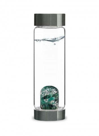 Vitality Gem Water Bottle Clear/Grey