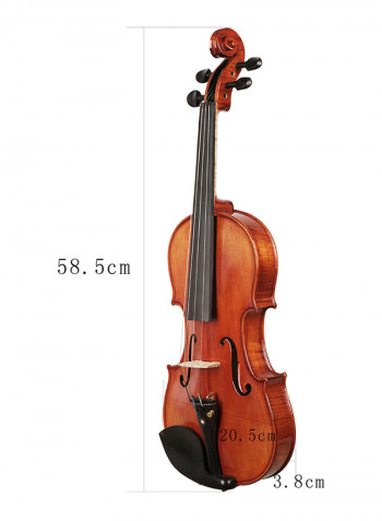 4/4 Spruce Flame Maple Veneer Violin Fiddle
