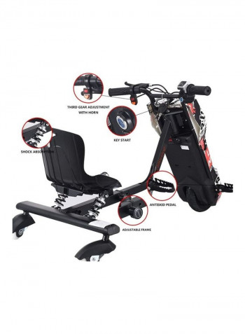 Electric Drifting Scooter With Helmet 70 x 20 x 50cm