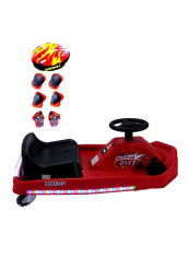 360-Degree Spinning Crazy Drift Electric Ride-on Go Kart 84x38x52centimeter