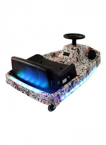 Crazy Cart Drift Electric Ride On With LED Light