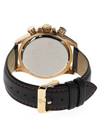 Men's Leather Chronograph Watch W8796GPK010C
