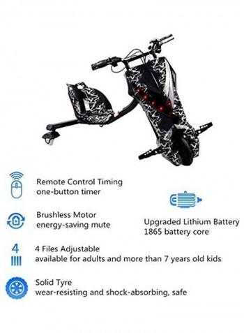 3 Wheels Drifting Electric Power Scooter 90x60x30cm