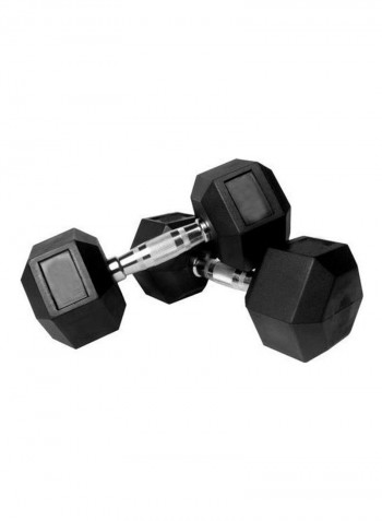 Rubber Hex Dumbbell 27.5kg