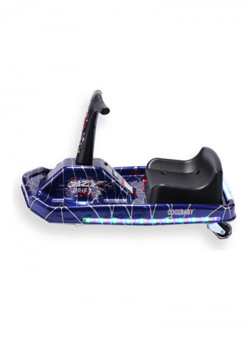Electric Drifting Scooter Crazy Cart Ride On Toy With LED Lights 12.5kg
