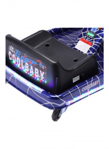 Electric Drifting Scooter Crazy Cart Ride On Toy With LED Lights 12.5kg