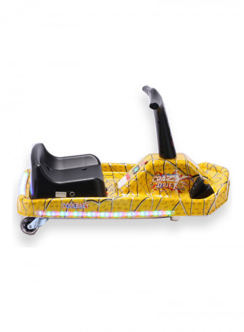 Electric Drifting Scooter Crazy Cart Ride On Toy With LED Lights 12.5kg