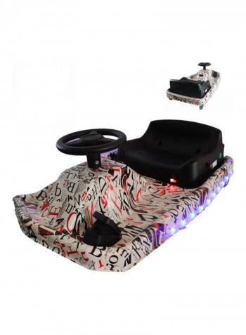 Electric Drifting Scooter Ride On Toy With LED Lights 85 x 53 x 21cm