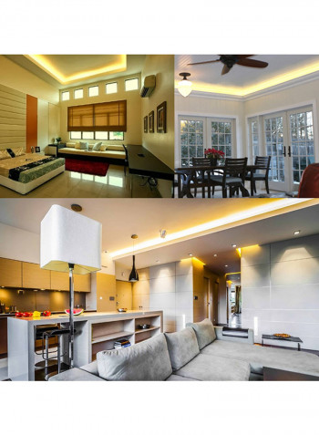 LED Flexible Strip Light Warm White 50x1.5x0.8centimeter