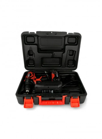 Cordless Drill Brushless 13mm 18V w/1x2.0Ah Battery & Quick Charger BMC BoxYT-82794 Black/Orange 13millimeter