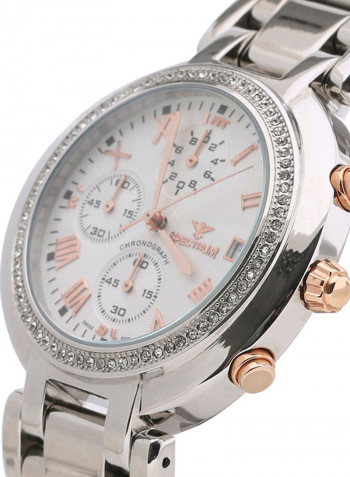 Men's Stainless Steel Analog Watch 12463M