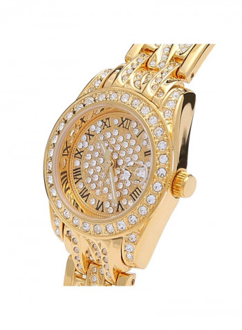 Women's 18K Gold Plated Analog Watch P4101L