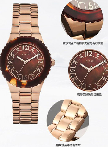 Women's Water Resistant Analog Watch W0468L1