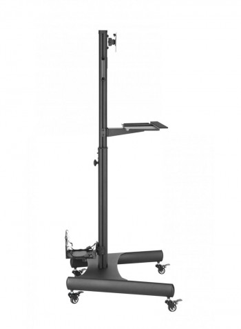 Single Monitor Height Adjustable Workstation FWS05-1 Black