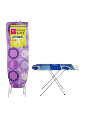 Portable Ironing Board Blue/White 36x12inch
