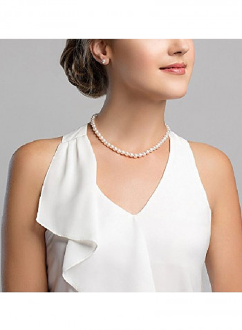 925 Sterling Silver Freshwater Cultured Pearl Necklace