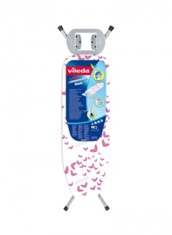 Viva Express Ironing Board White/Pink 136x97x38cm
