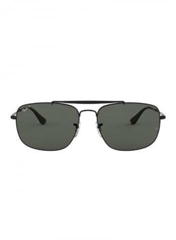 Men's Classic Square Sunglasses - Lens Size: 58 mm