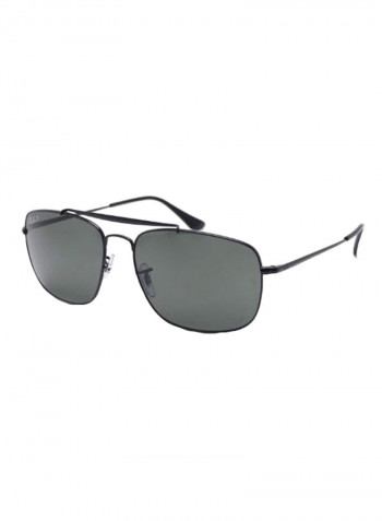 Men's Classic Square Sunglasses - Lens Size: 58 mm