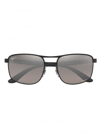 Men's Classic Square Sunglasses - Lens Size: 58 mm
