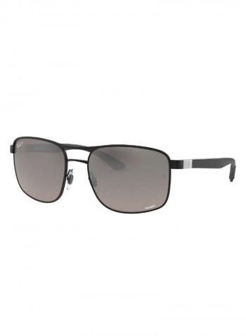Men's Classic Square Sunglasses - Lens Size: 58 mm