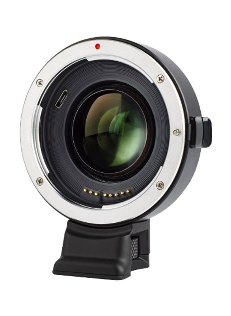 EF-E II Lens Mount Adapter Ring Black