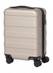 Luggage Trolley With Stopper And Adjustable Carry-Bar Grey
