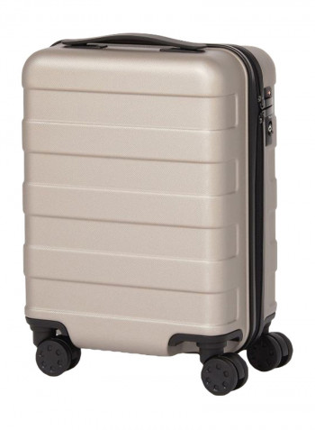 Luggage Trolley With Stopper And Adjustable Carry-Bar Grey