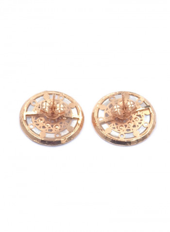 18 Karat Rose Gold Earrings