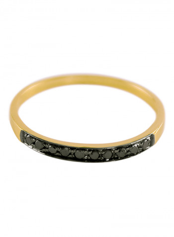 18K Gold Diamond Band Ring 0.1 Carat