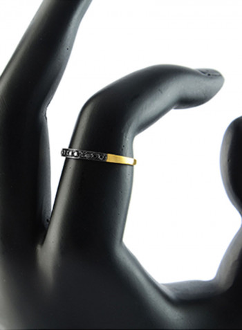 18K Gold Diamond Band Ring 0.1 Carat
