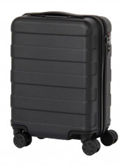 Luggage Trolley With Stopper And Adjustable Carry-Bar Black