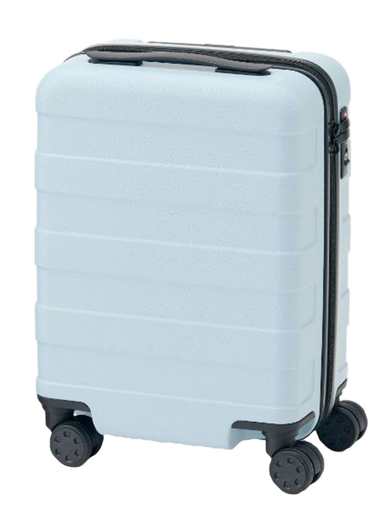 Luggage Trolley With Stopper And Adjustable Carry-Bar Light Blue