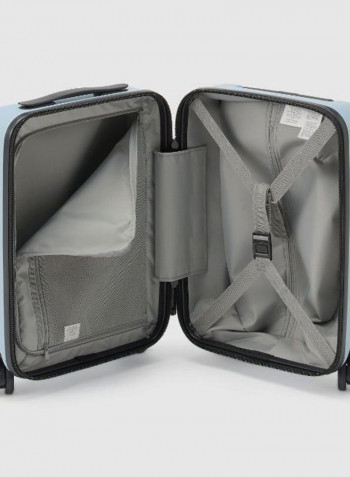Luggage Trolley With Stopper And Adjustable Carry-Bar Light Blue