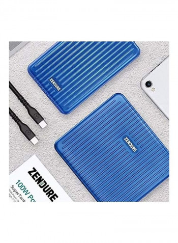 27000 mAh SuperTank Power Bank 27000mAh 119millimeter Blue