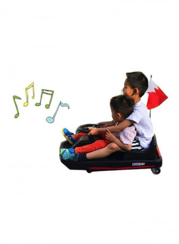 Crazy Drift 360 Spinning Electric Ride-On Toy 83x30x51cm