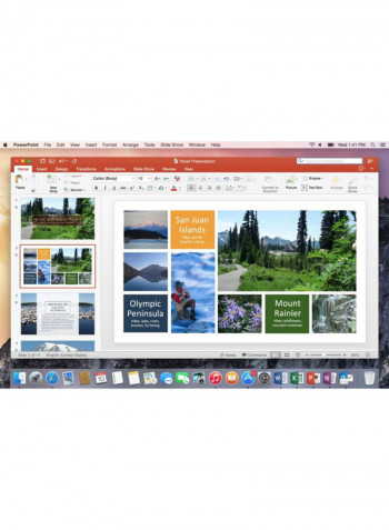 Office Home And Student 2016 For Mac - 1 User Grey/White