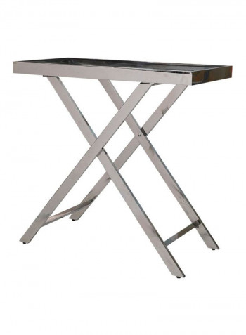 Silverstar Serving Trolley Silver 80x78x40centimeter