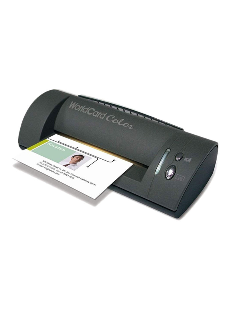 WorldCard Colour Business Card Reader And Photo Scanner Black