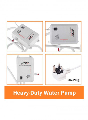 Automatic Bottled Water Dispenser System White 20x20x10cm