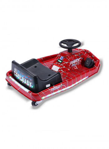 Electric Drifting Scooter Ride On Toy With LED Lights 85 x 53 x 21cm